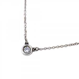 Tiffany Necklace By the Yard 1PD Silver 925 Diamond Women's